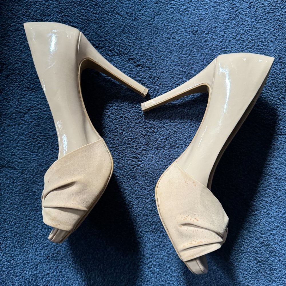 Fioni Kutzie Nude Knot Pumps Sz 9 - Picture 4 of 4